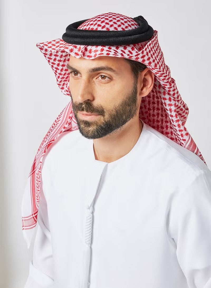 Arab Keffiyeh Adult Men's Turban Thick Muslim Hijab Shemagh Polyester Middle East Arafat Scarf Tactical Desert - Image 1